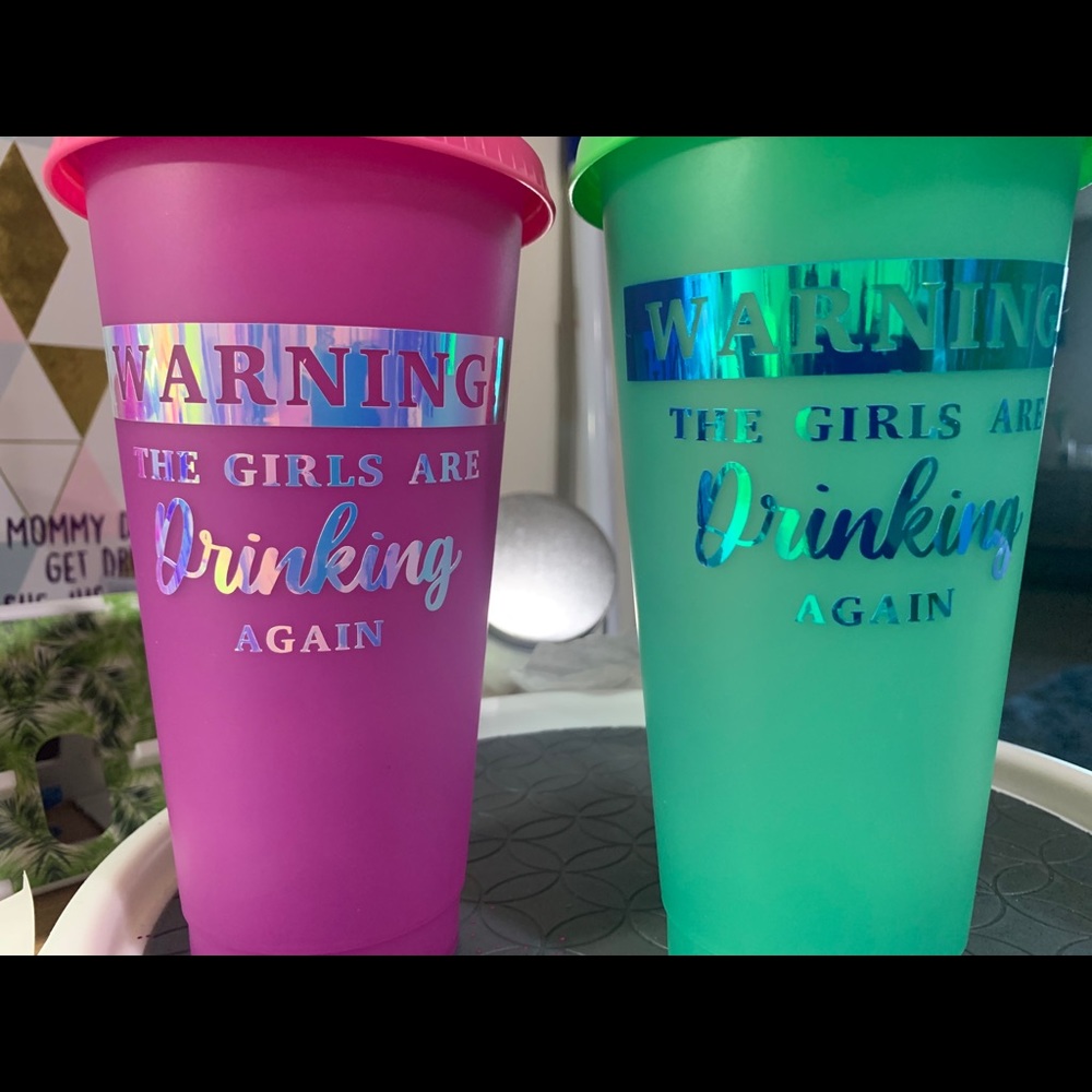 Large cold cup tumblers